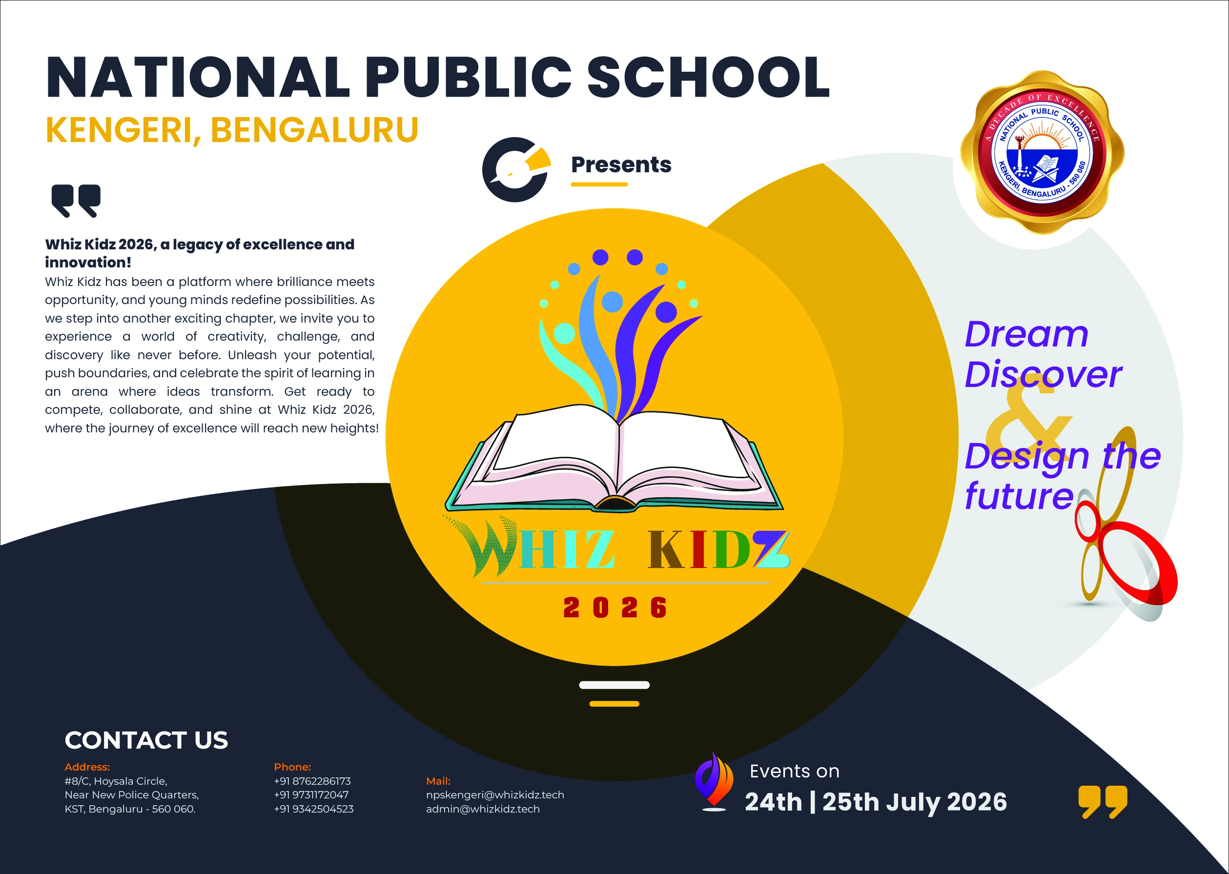 Whiz Kidz Brochure Page 1
